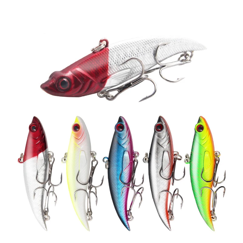 

1PCS Gvib Fake Fish Baits Fishing Lures Artificial Pike Bass Crankbaits Trout Carp Tackle Shad Cod Jigs Sea Crankbait Wobbler