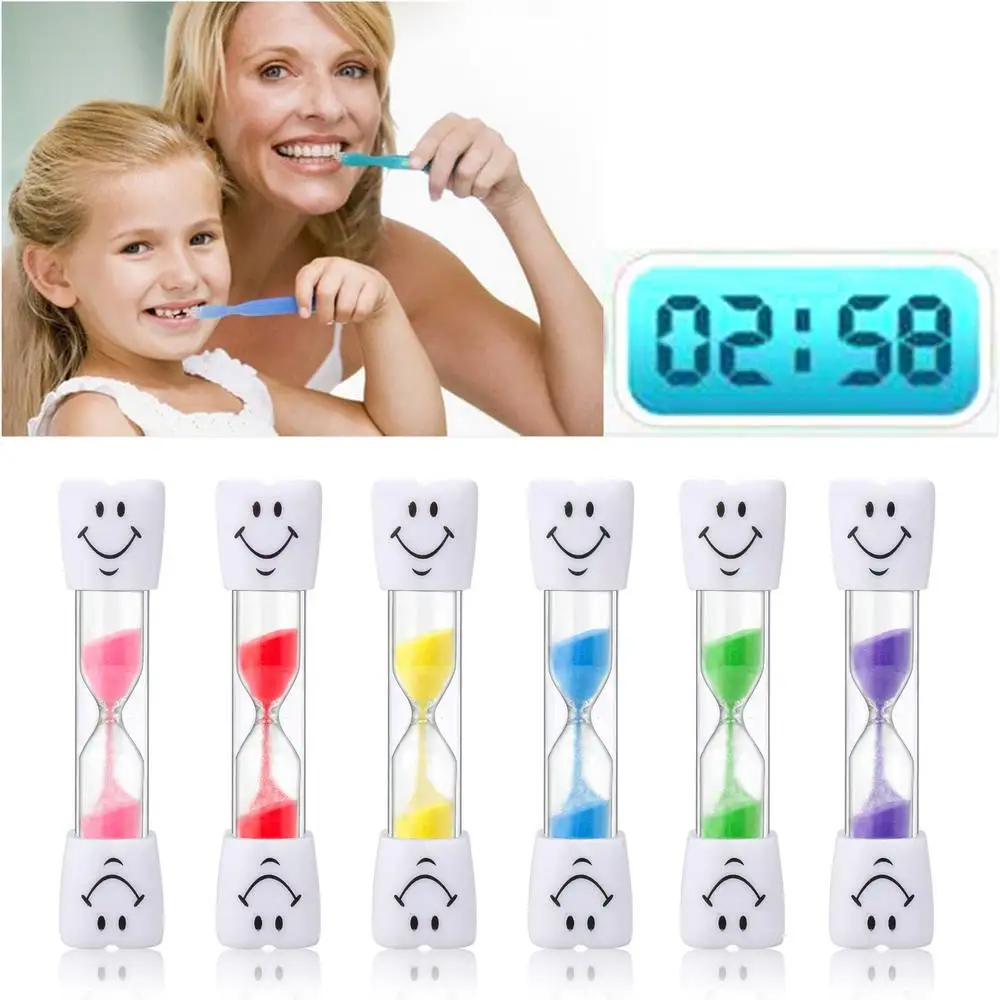 

3 Minutes Hourglass Smiling Face Sand ClockDecorative Household Items Kids Toothbrush Timer Sand Clock Gifts Drop shipping