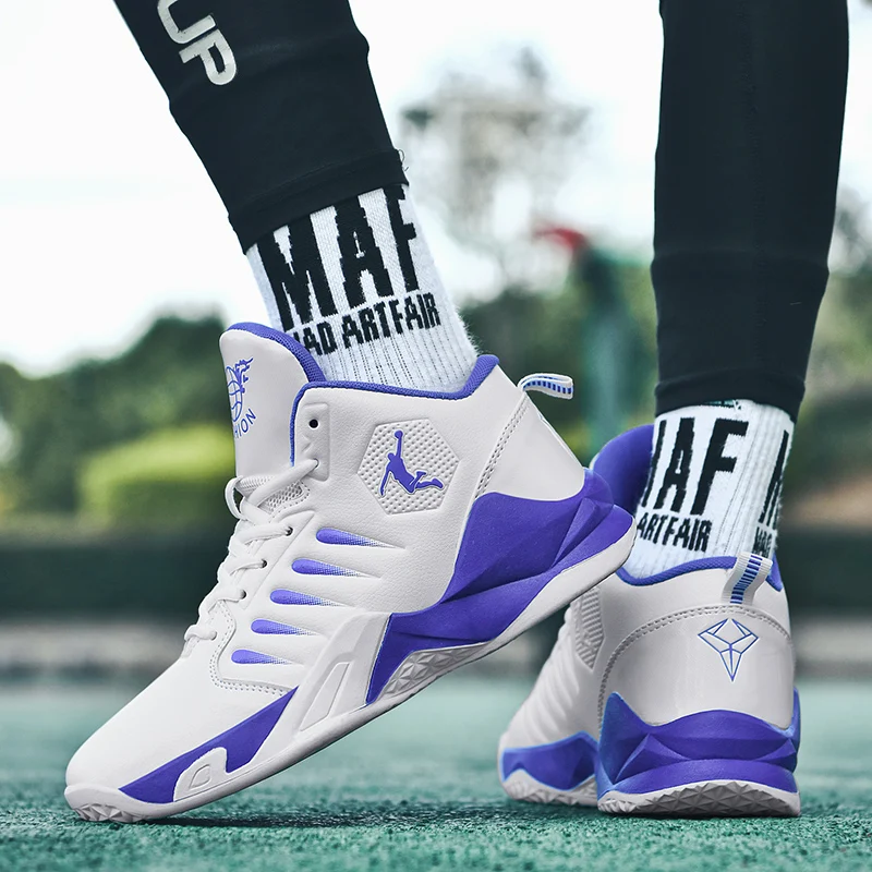 

Fashion Men Basketball Shoes Unisex Street Basketball Culture Sports Shoes High Quality Sneakers Shoes for Women Couple 36-45