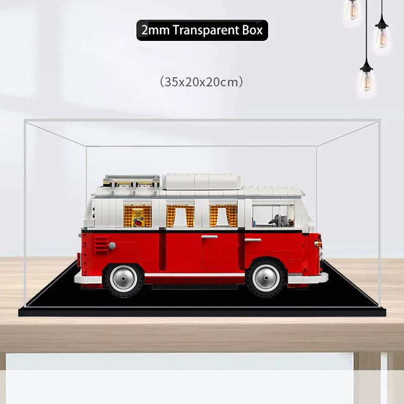 

Акриловая витрина для Volkswagen T1 10220, пылезащитная прозрачная витрина, витрина, подарок для детей на Рождество, модель в комплект не входит