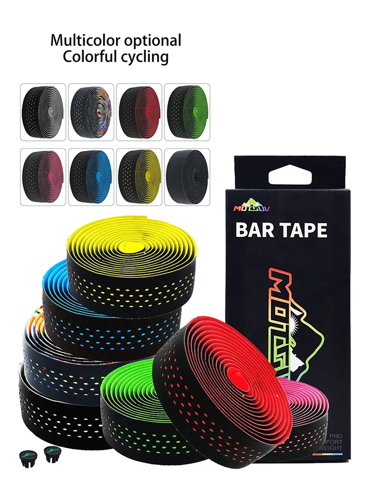 

1Pcs Bicycle Handlebar Tape Professional Cycling Damping Anti-Skid Wrap Belt PU Bike Bar Tape Bicycle Accessories