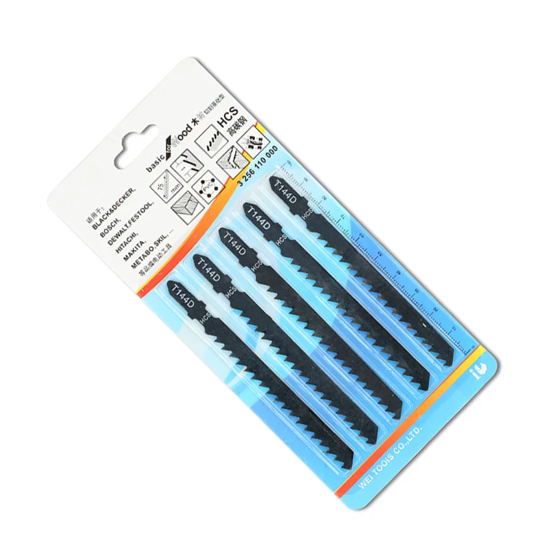 Набор лезвий для лобзика T144D T shock лобзик из формаля дерева ПВХ пластика 5 шт.|Пила| |