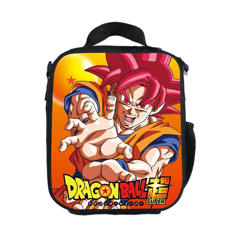 WCB-QLZ1 Аниме «Жемчуг дракона» "Ланч-бокс" Goku Saiyan контейнер для еды для хранения коробки, футляр контейнер органайзер для мальчиков и девочек, сумка для обеда - Цвет: WCB-QLZ1