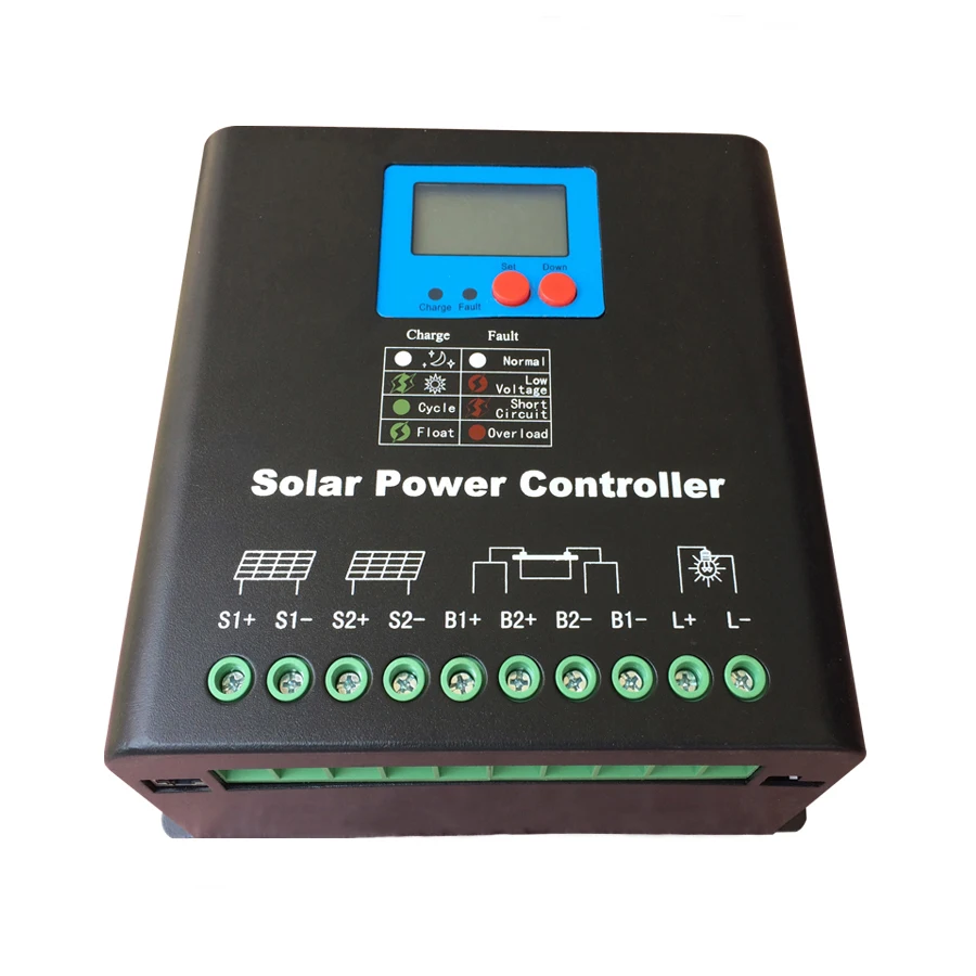 Контроллер заряда солнечной батареи для использования вне сети 180 А 12 В 24 В!
