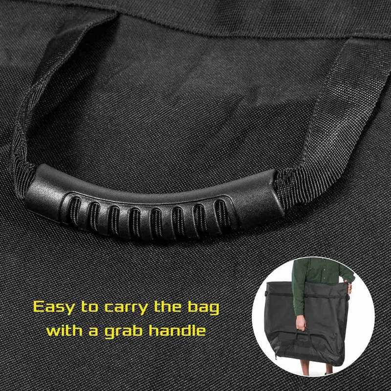 

Outdoor Free Panel Hard Top Storage Bag Carrying Case with Grab Handle for 2007-2020 Jeep Wrangler JK JKU JL JLU