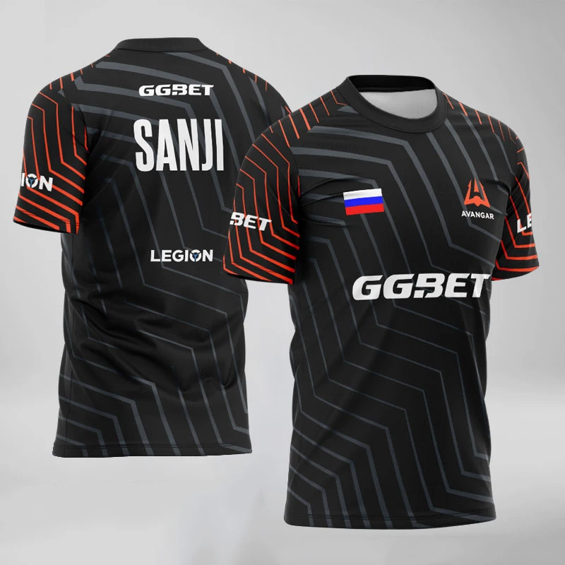 CSGO E-Sport AVANGAR команда униформа Trikots фанаты Angepasst ID футболка для женщин под заказ