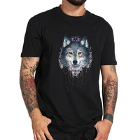 wolf fashion mens t shirt short sleeve round neck tops hipster funny printed t shirts print