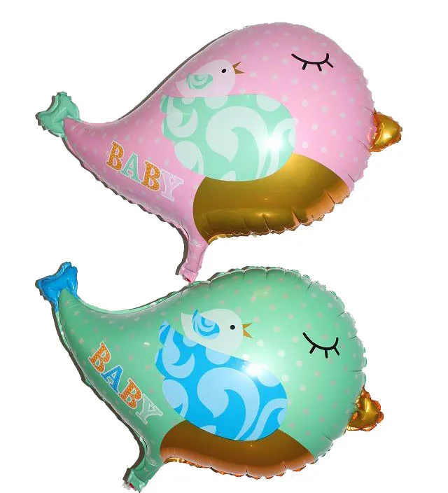 

Cartoon Bird Foil Balloon Pink Green Baby Bird Balloons Baby Shower Birthday Party Decoration Inflatable Air Ballon Kids Gift