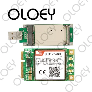 SIMCOM SIM7600E-H Mini PCIE LTE Cat4 Module With Mini PCIE to USB 2.0 Adpater Card LTE-FDD/LTE-TDD/HSP A+/UMTS/EDGE/GPRS/G SM  SIM