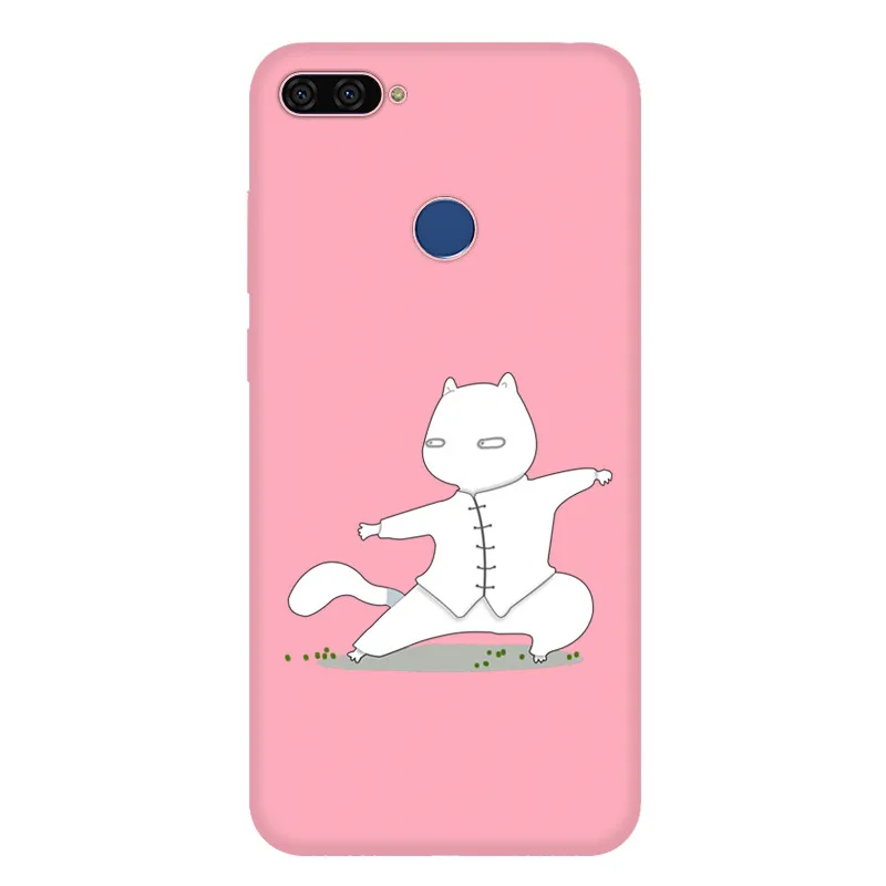 as photo 45 Honor 7C чехол для huawei Honor 7C AUM-L41 чехол Россия 5,7 милый мультяшный Рождественский Санта Жираф Мягкий силиконовый чехол для Honor 7 C - Цвет: as photo 45