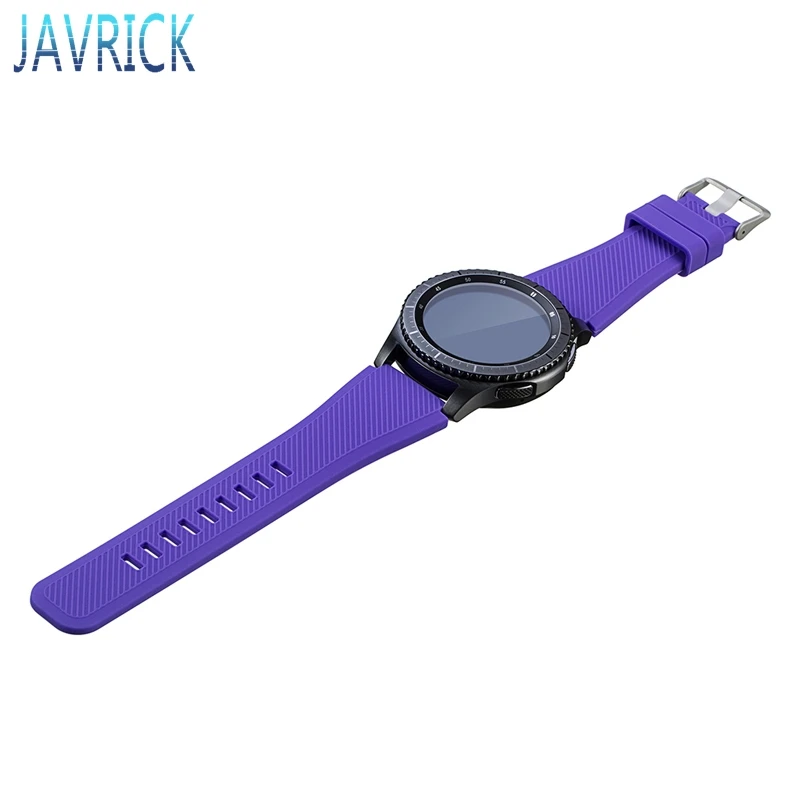 Силиконовый браслет ремешок для часов samsung gear S3 Frontier классический размер L