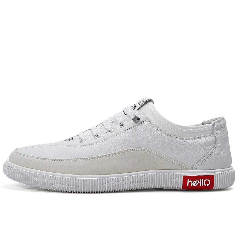 2021 New Branded Mens Shoes Genuine Leather Casual Tenis Luxury Man Non Slip Breathable Loafers Men Skateboard Hombre | Обувь