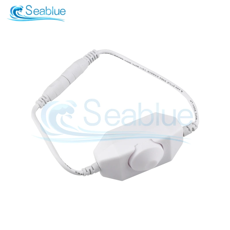 

DC 12V 24V 2A LED Dimmer Switch Brightness Adjust Controller For 3528 5050 5730 5630 Single Color Strip Light