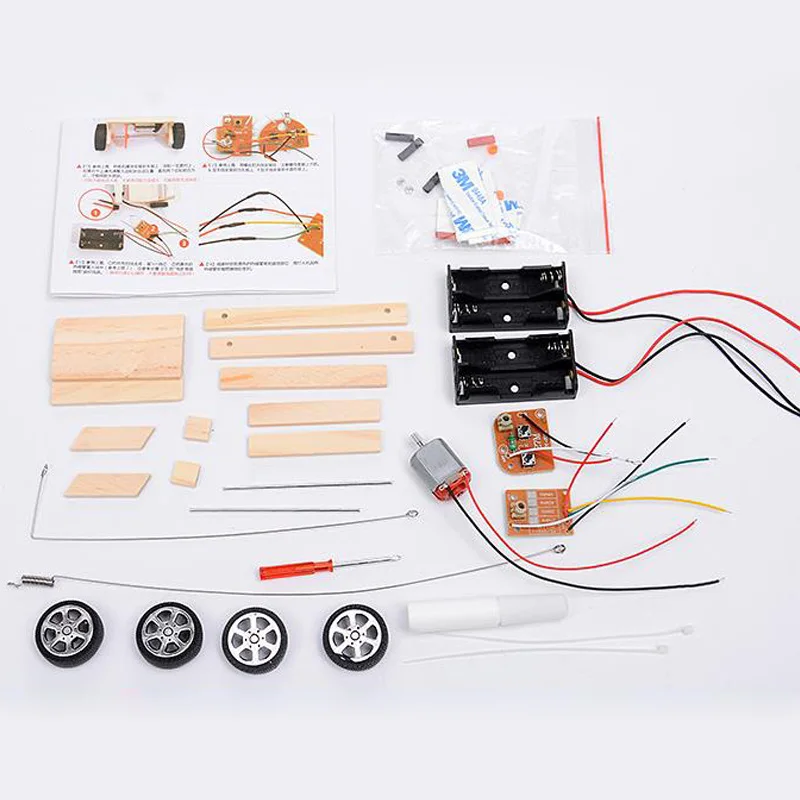 Набор стеблей для школы DIY с дистанционным управлением гоночный автомобиль