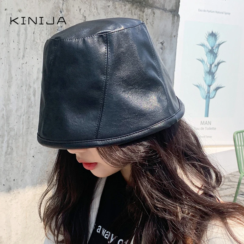 Осенняя ветрозащитная Панама унисекс для бассейна из искусственной кожи с