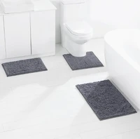 bathroom floor mats three piece strong absorbent bathroom non slip mats environmentally friendly hot melt adhesive bottom mats
