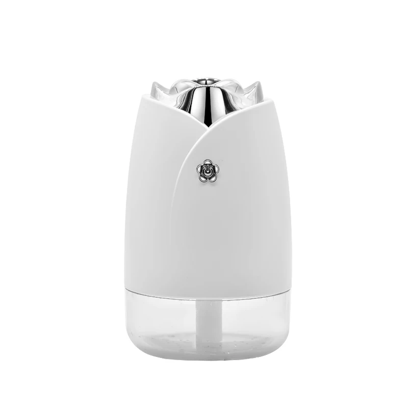 

Rose Shaped Portable Car Air Humidifier 230 ml Portable Cool Mist Ultrasonic Humidifier