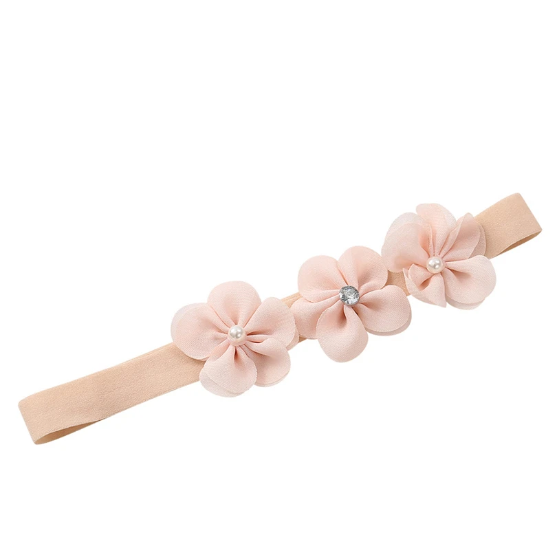 

Newborn Baby Girls Princess Solid Mesh Flower Flats Shoes Fashion Soft Sole Non-Slip Toddler Shoe With Hairband Set 0-18M A20