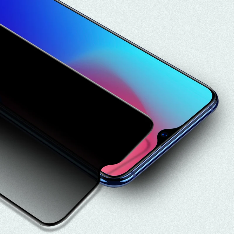 Полное покрытие экрана протектор для Oneplus 6 конфиденциальности закаленное стекло