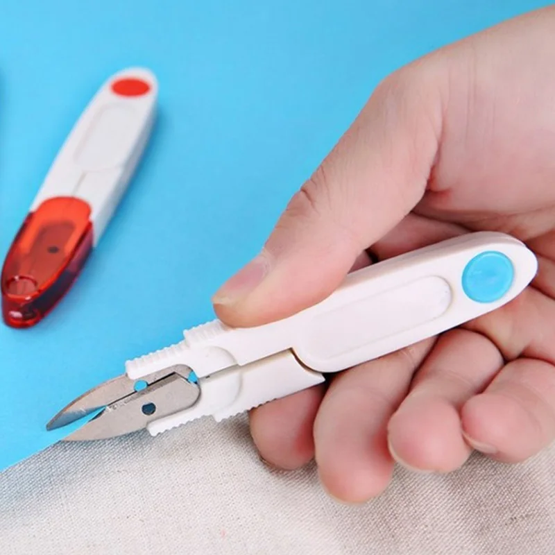 Fishing scissors Color optional Small with cap transparent cover of yarn Cross-stitch embroidery | Дом и сад