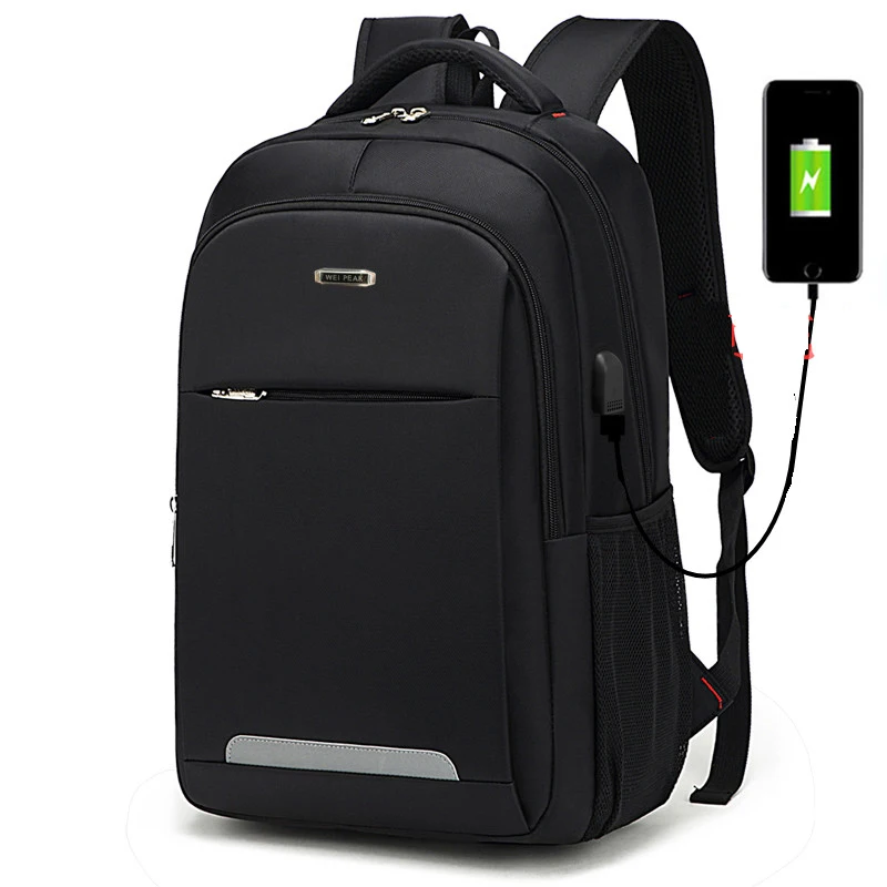 Male Backpack Waterproof For Teenagers High Quality Oxford Backpack Notebook Computer Casual Travel School Bag Large Capacity