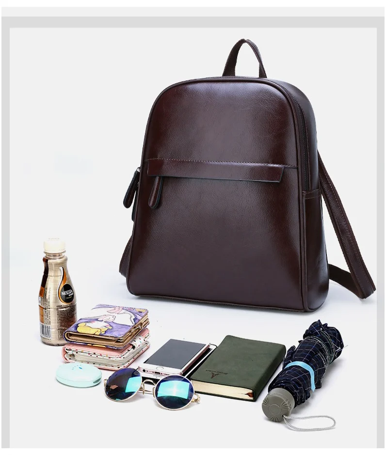 ZMQN, винтажный кожаный женский рюкзак,, Mochila Feminina, Большой Вместительный рюкзак, школьные сумки для девочек-подростков, сумка для женщин C130