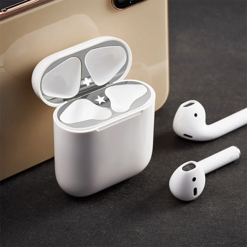 Пыленепроницаемый и устойчивый к царапинам стикер для AirPods 1 2 защита от пыли
