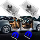 2-4 шт. светодиодный Двери Автомобиля светильник для Chrysler Lancia Thema 200 300 серии M Логотип MOPAR Эмблема Тень проектор Добро пожаловать лампы стайлинга автомобилей
