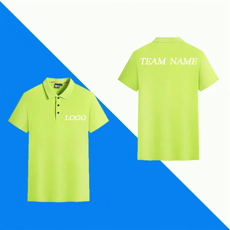 Мужская рубашка-поло с коротким рукавом 7 цветов