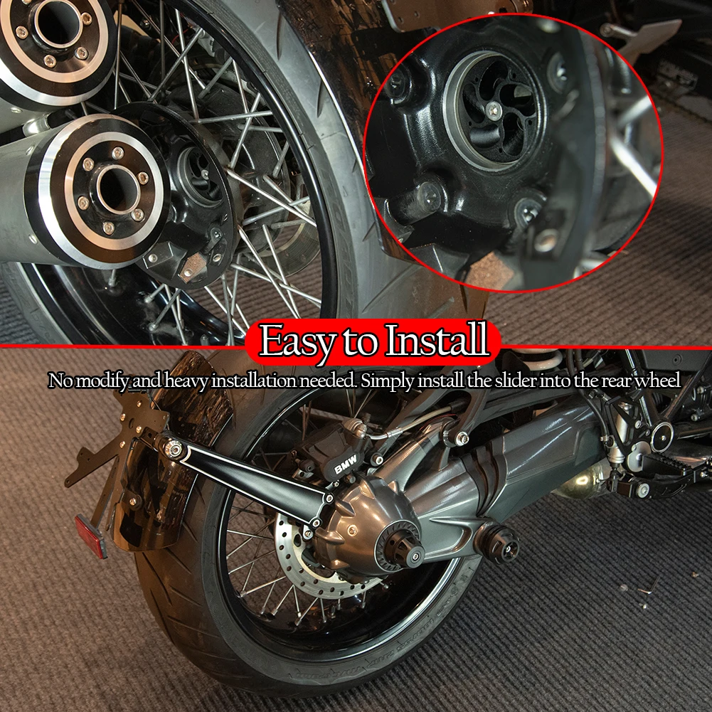 Мотоциклетная R1250GS задняя вилка осевые Ползунки крышка крэш колодка защита для BMW