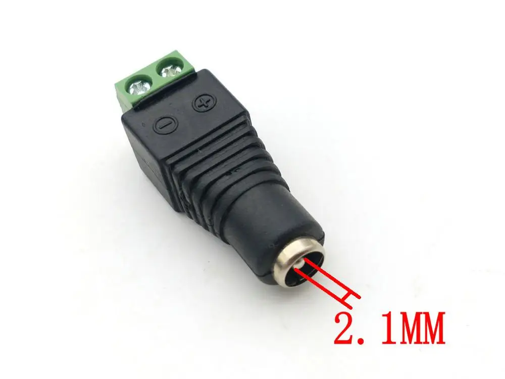 Разъем питания постоянного тока 100 мм x 5 2 1 Штекерный/гнездовой адаптер шт. -