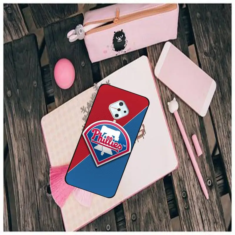 

0 Philadelphia Phillies Black Soft Phone Case For Vivo X9 9s 20 Plus Y97 83 75 71 69 V15 V17 V5 S
