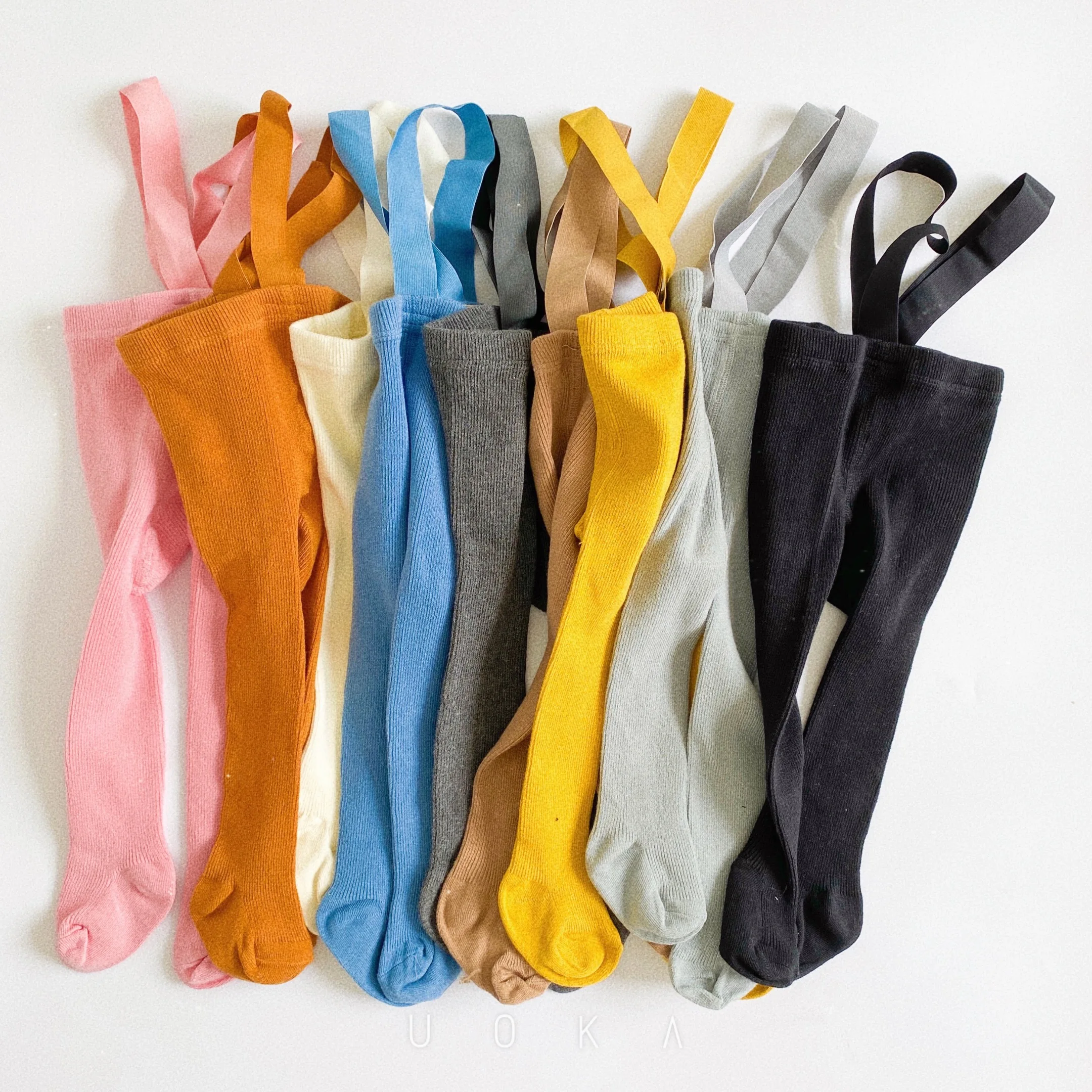 Дышащие Детские подтяжки колготки весна-осень милые однотонные Обтягивающие