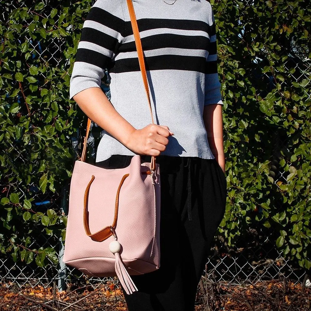 Женский кошелек с кисточкой сумка через плечо тоут сумка-мессенджер ранец сумки