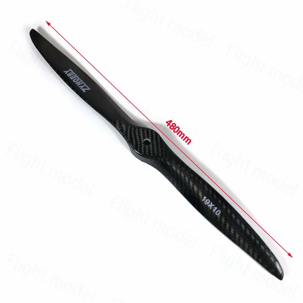 H&eacute;lice de fibra de carbono superfuerte Acro para avi&oacute;n de Gas de ala fija RC, 19x8, 19x10, 20x8, 22x10, 23x8, 23x10, 1 unidad-0