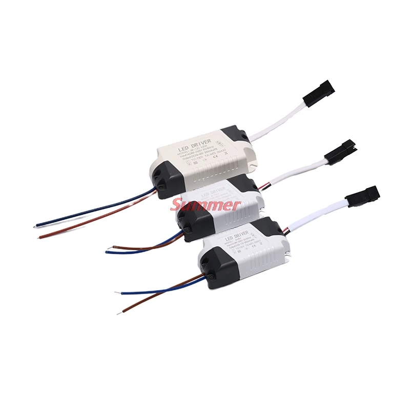 

New 1pcs LED Light Transformer Power Supply Adapter For Led Lamp/bulb 3W 4-7W 8-12W Safe Plastic Shell LED Driver