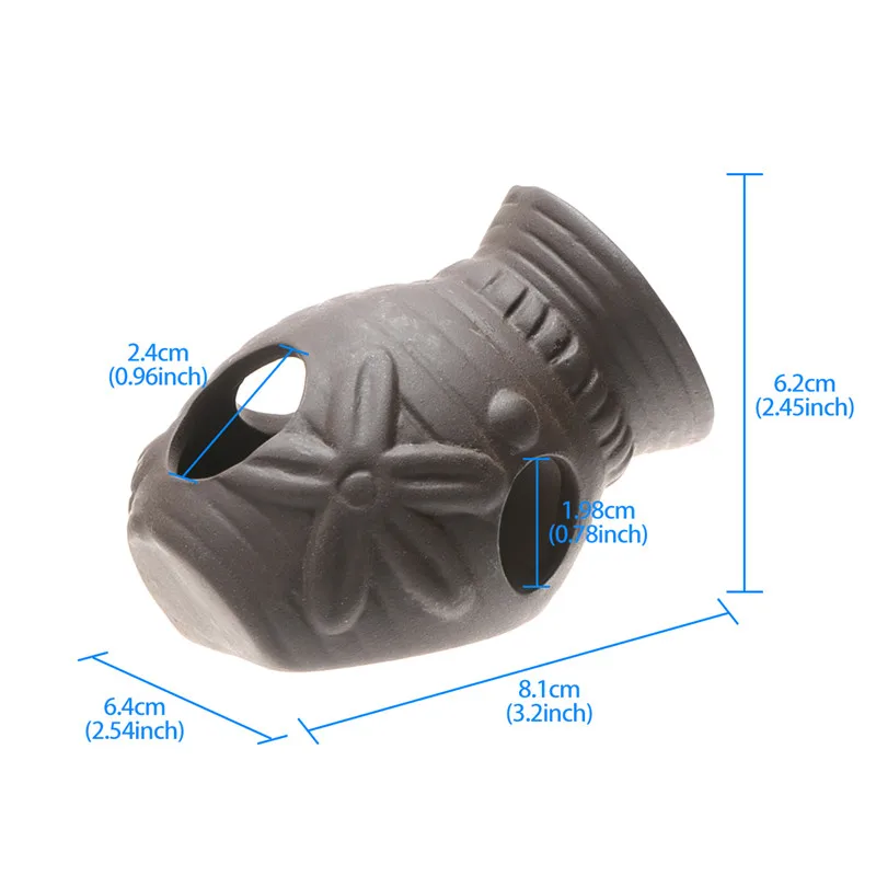 Керамический декор для аквариума домик разведения креветок мини аквариум с