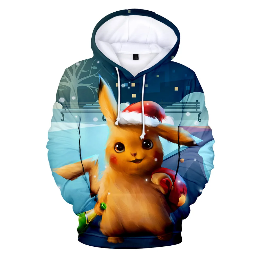 

Z&Y 8-20Y 2019 New Merry Christmas Hoodie Kids 3D Print Hoodies Boys Sweatshirt Winter Chothing for Girls Sweaters Oversize Coat