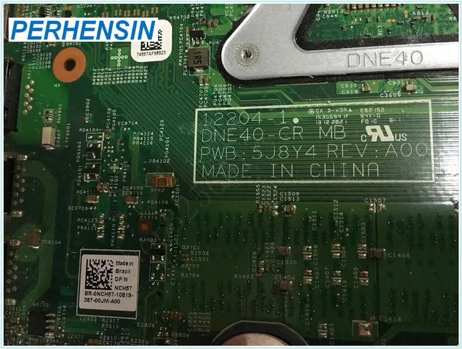 Материнская плата для ноутбука Dell Inspiron 14 3421 i3 2375M CPU 5J8Y4 0NCH57 CN-0NCH57 100% Прекрасно