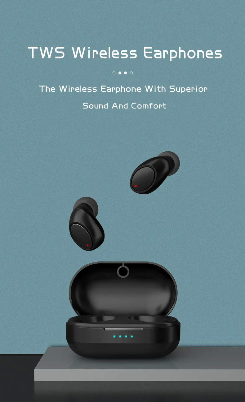 CALETOP TWS 5,0 Bluetooth наушники беспроводные наушники с микрофоном Handsfree Hifi 6D стерео звук IPX5 Водонепроницаемый для iPhone Xiaomi