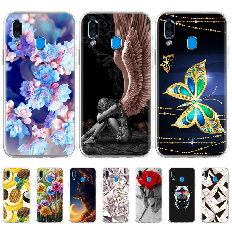 

TPU Case For Samsung A30 Cases Silicon Fashion Funda On Samsung Galaxy A12 A71 A51 4G 5G Samsung A31 A41 A30s Soft Painted Coque