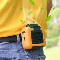 portable mobile waist fan usb air conditioning hanging neck mini fan exhaust fan outdoor sports air conditioning cooling