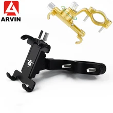 Aluminum Alloy Bicycle Phone Holder Stand Motorcycle Phone Support Handlebar Rearview mirror Mount For iPhone X 8P Samsung S9