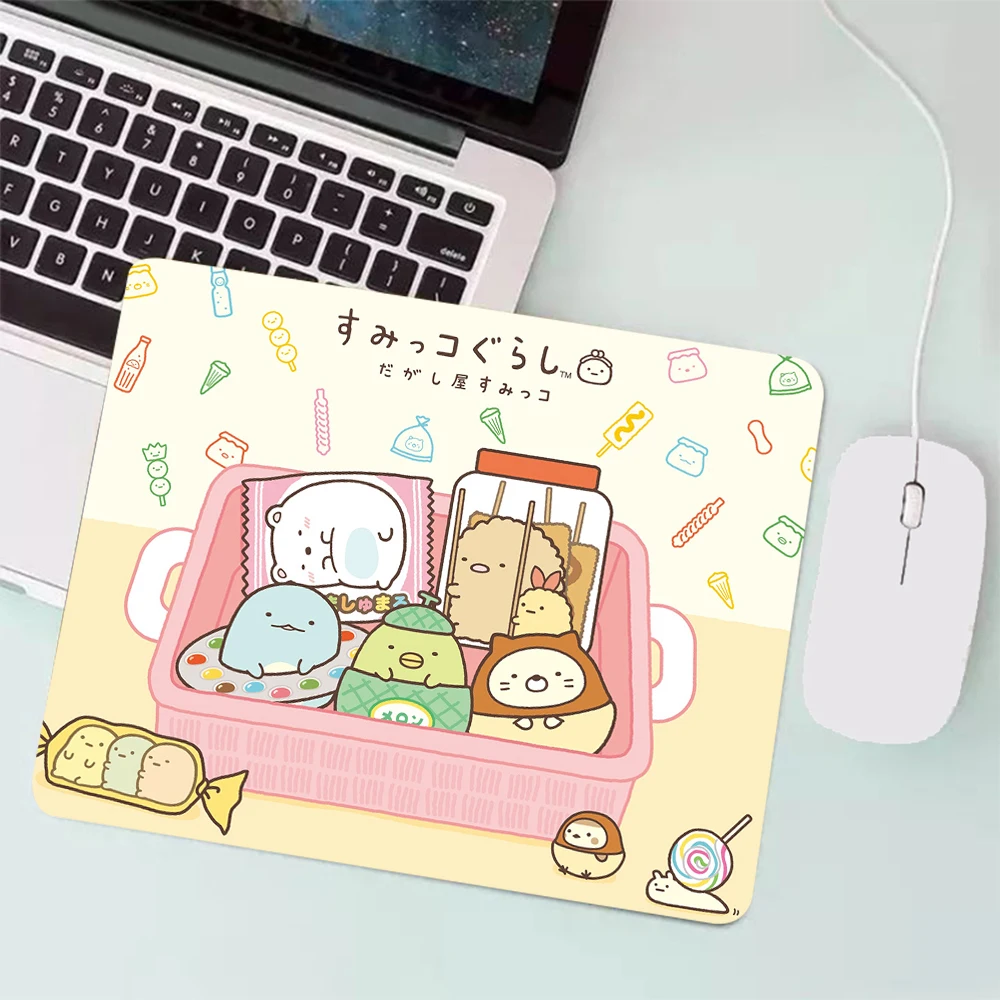 

Cute Sumikkogurashi Small Gaming Mouse Pad PC Gamer Keyboard Mousepad Computer Mouse Mat Laptop Carpet Anime Mause pad Desk Mat