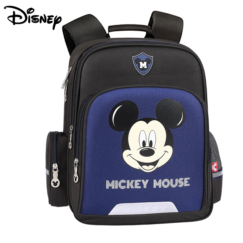 

Детский школьный ранец для мальчиков и девочек, вместительный рюкзак с мультяшным рисунком Микки и Дисней