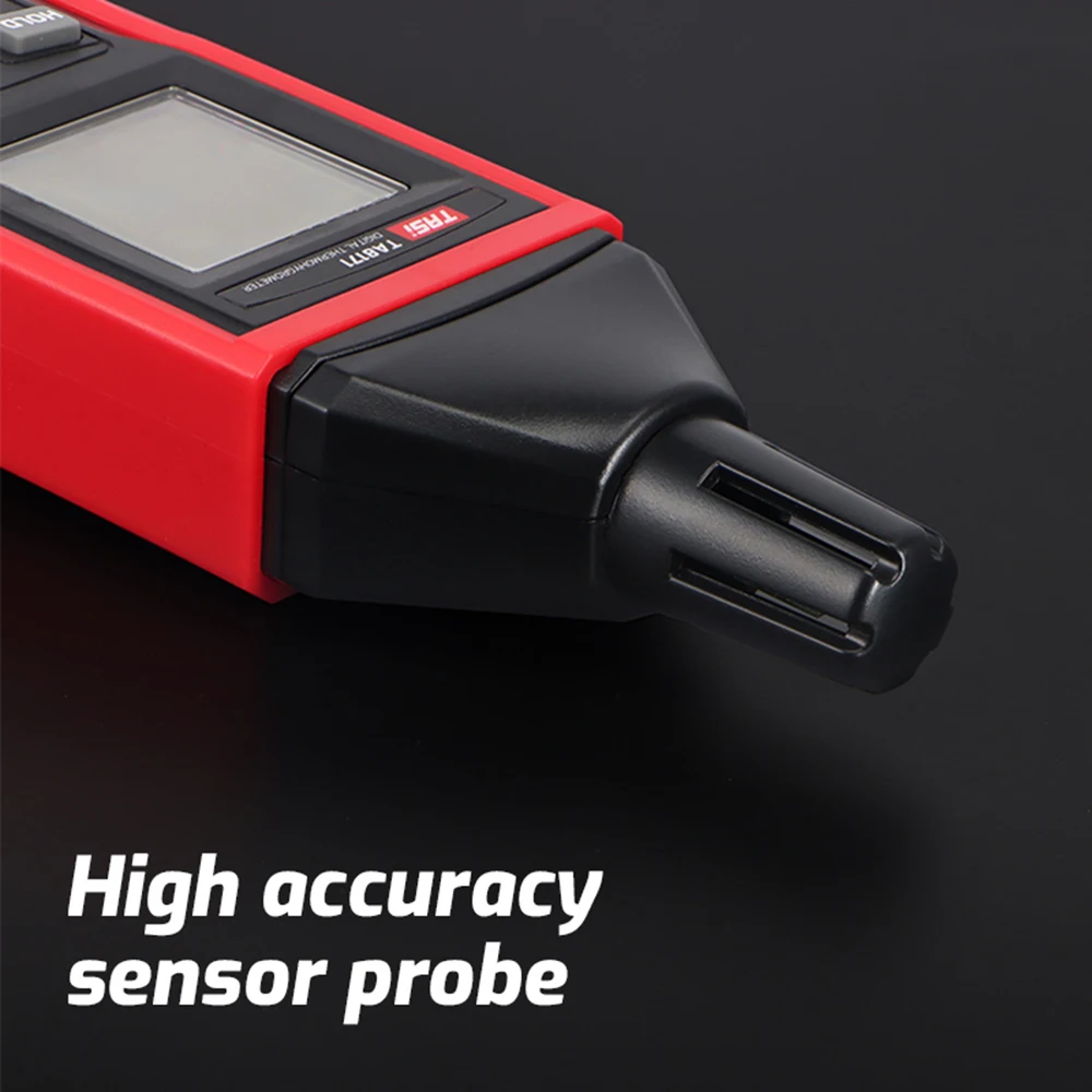 

TA8171 Handheld Temperature & Humidity Meter Thermo-Hygrometer Temperature and Humidity Measurement Tester with Backlight