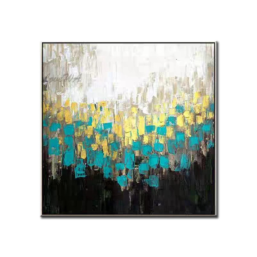 Картины без рамки большой размер ручная роспись абстрактная масляная живопись