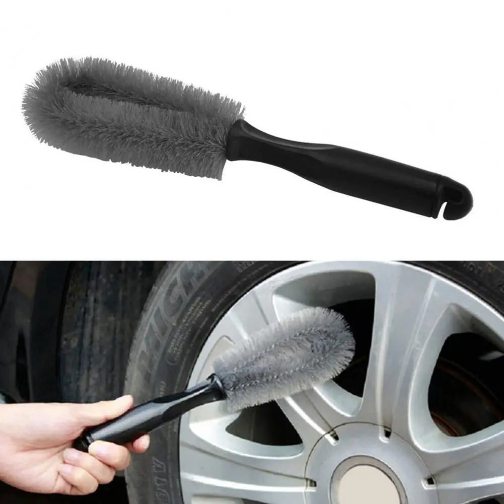 

Tire Cleaning Brush Light Easy to Use PP Practical Wheel Hub Cleaner for Car
