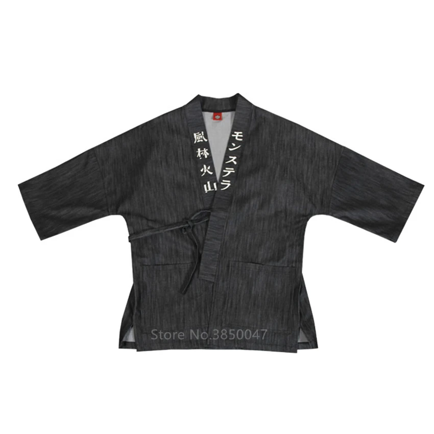 Кимоно мужской костюм самурая Ukiyo e винтажный кардиган в японском стиле пальто