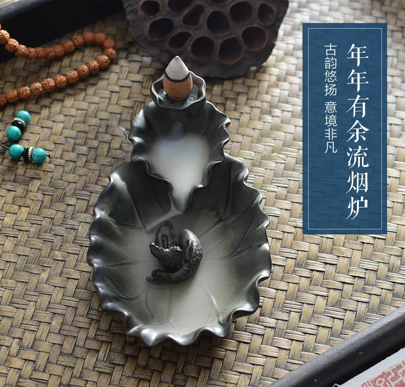 Ароматическая горелка для гостиной Водопад Керамическая благовоний в виде